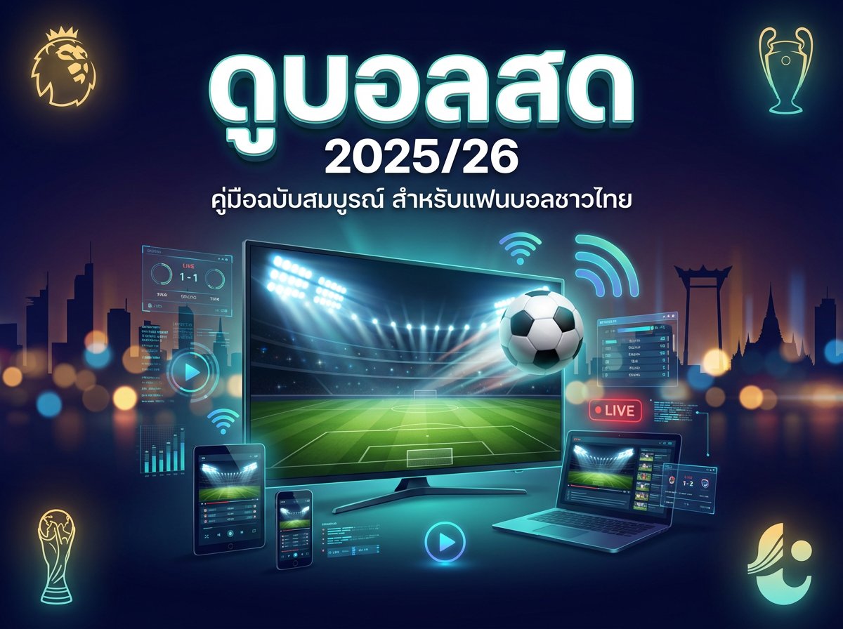 ดูบอลสด 2025/26 - คู่มือสำหรับแฟนบอลชาวไทย